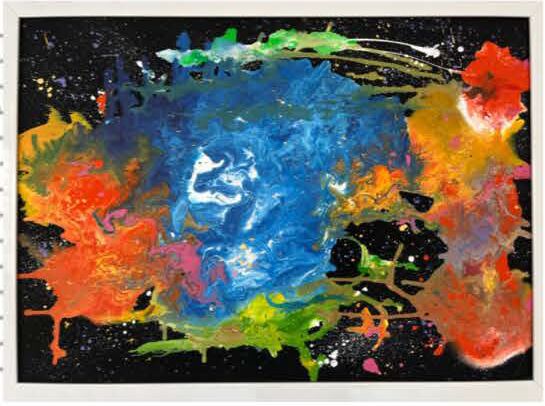 Birth of a Star - a Paint by Alireza Fazlali Serkani